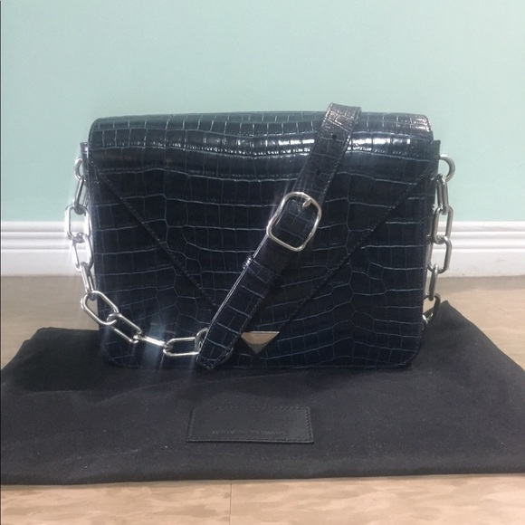 Alexander Wang Handbags - NEW ALEXANDER WANG Navy Prisma Shoulder Bag